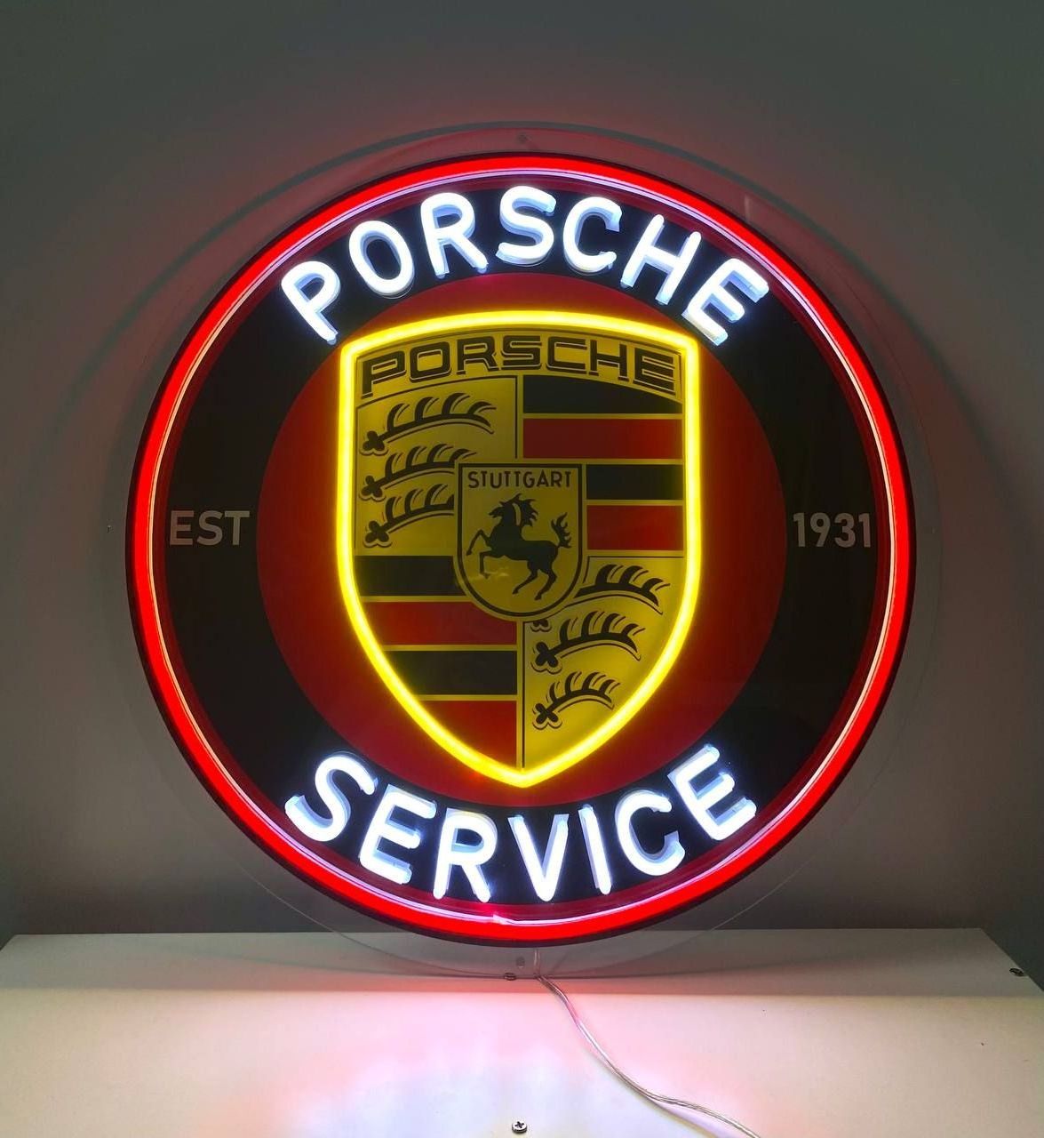 Pors che Neon Sign, Pors che Neon Led Sign, Pors che Neon Wall Art