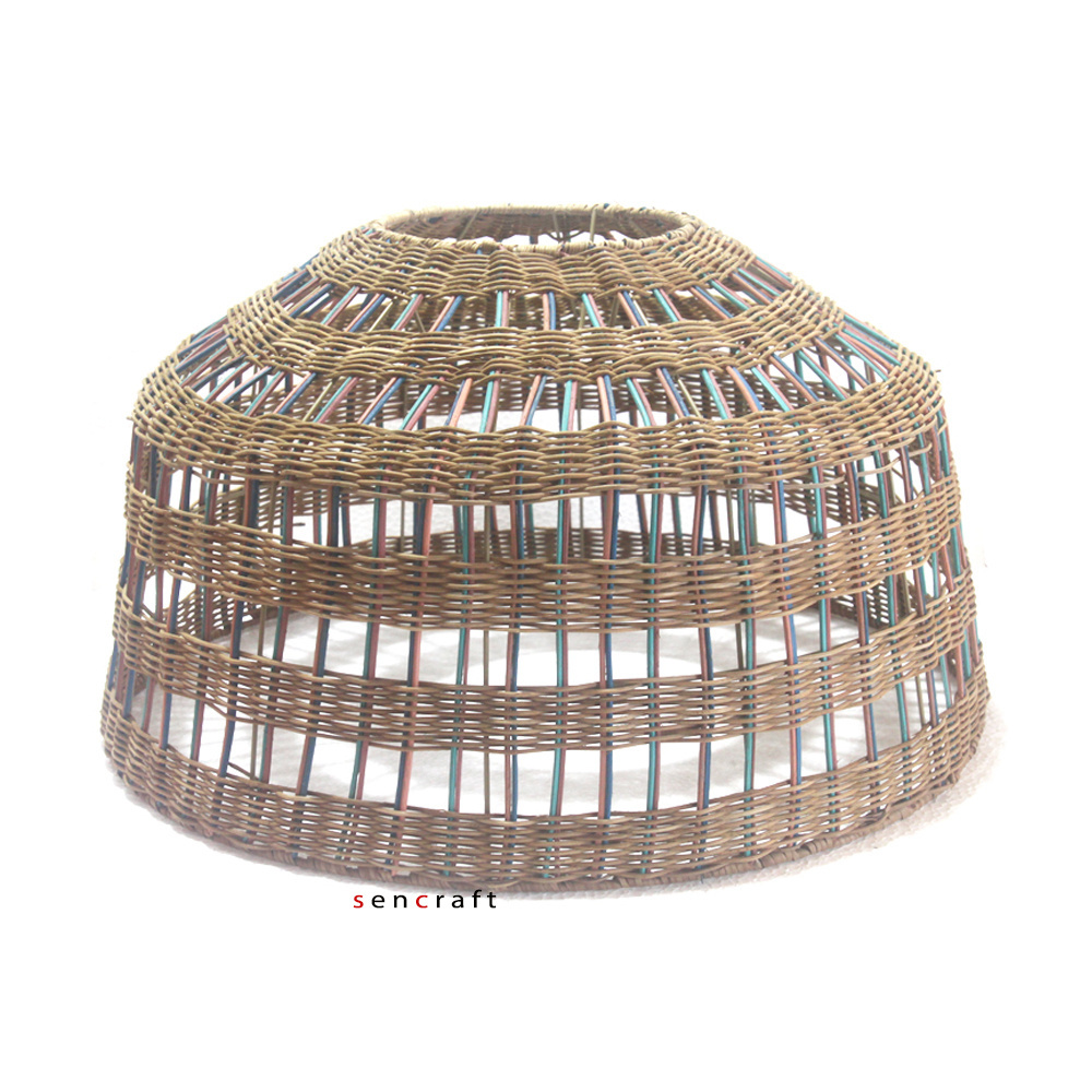 Bamboo Rattan lamps Ceiling Chandeliers Dining Room Hanging Pendant Light Rattan Lamps Shade Lampshade