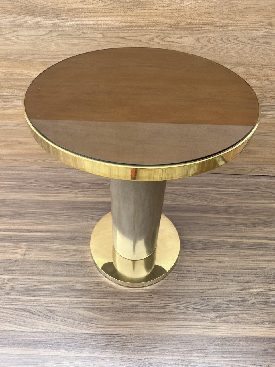 Luxury furniture coffee table  gold stainless, glass top for living room Export From Vietnam