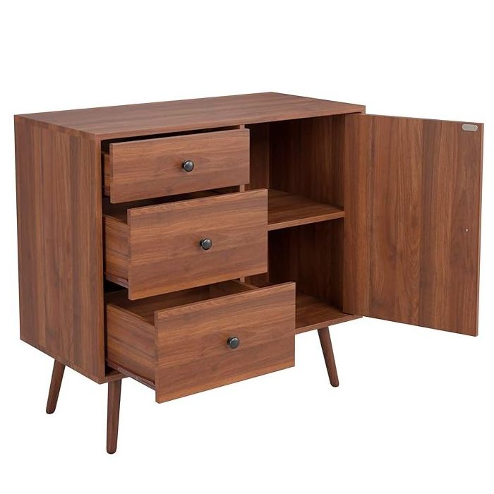 Cheap Price High Quality Dresser 3 Drawer And 1 Door Kitchen Cabinet Modern Sideboard For Living Room