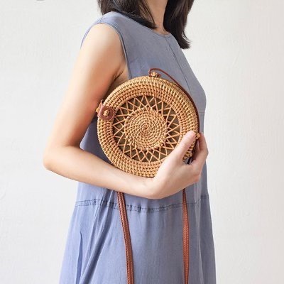 New collection -  rattan bag /handmade rattan bags/Bohemian Woven Rattan Purse  export from Vietnam