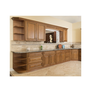 Vietnam High quality Kitchen furniture cabinet Coffee color - Wall base kitchen cabinets - cheap price whosale