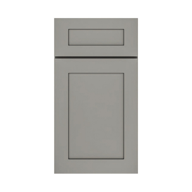 Multifunctional Grey Shaker Cabinets Design Low Prices Modern Solid Wood Home Furniture Modular Kitchen Cabinets American Style