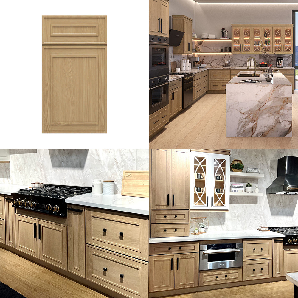 customized high technical modular custom color simple design solid cherry maple wood kitchen cabinet ready to assemble cabinet