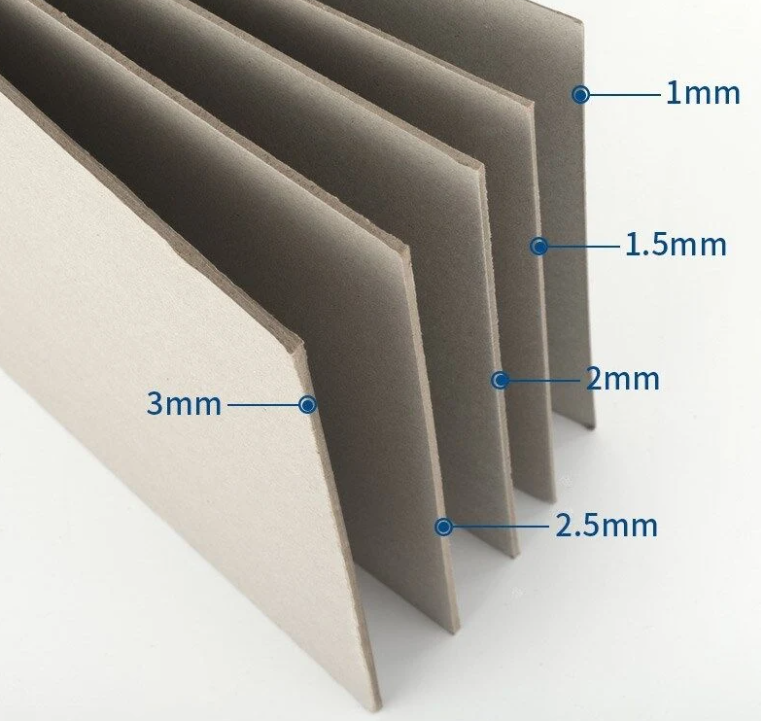 Manufacturer High Quality Raw Material Duplex Board Grey Back Rolling Paper For Packaging Boxes Good Stiffness