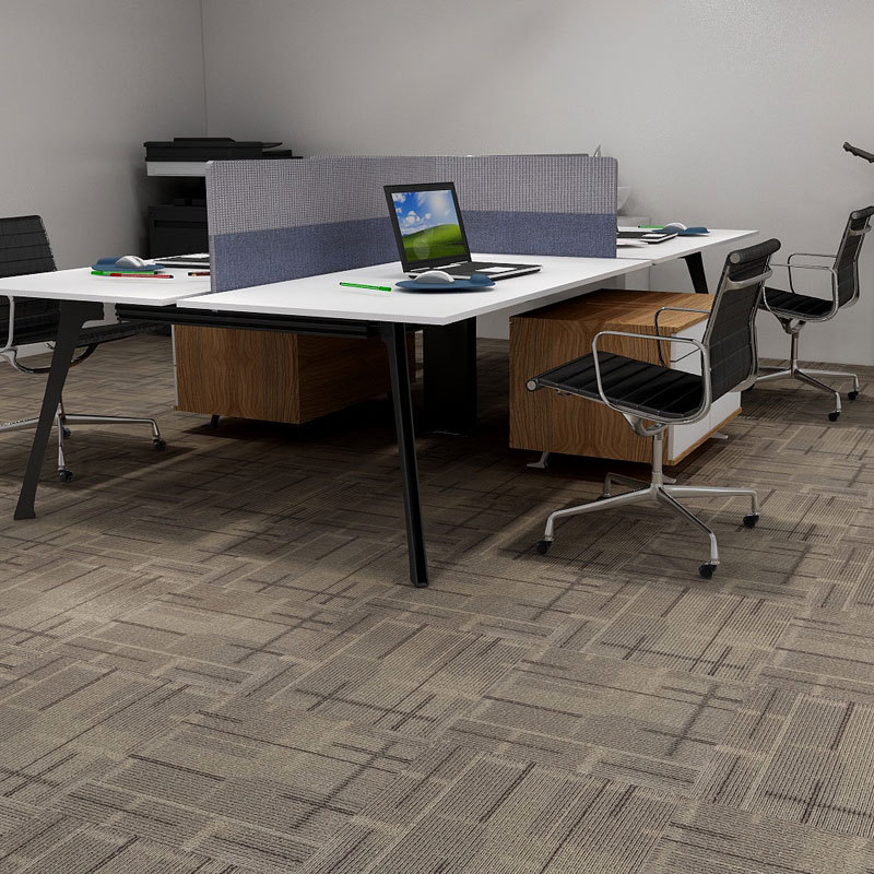 tile carpet for office with rubber back indoor carpet