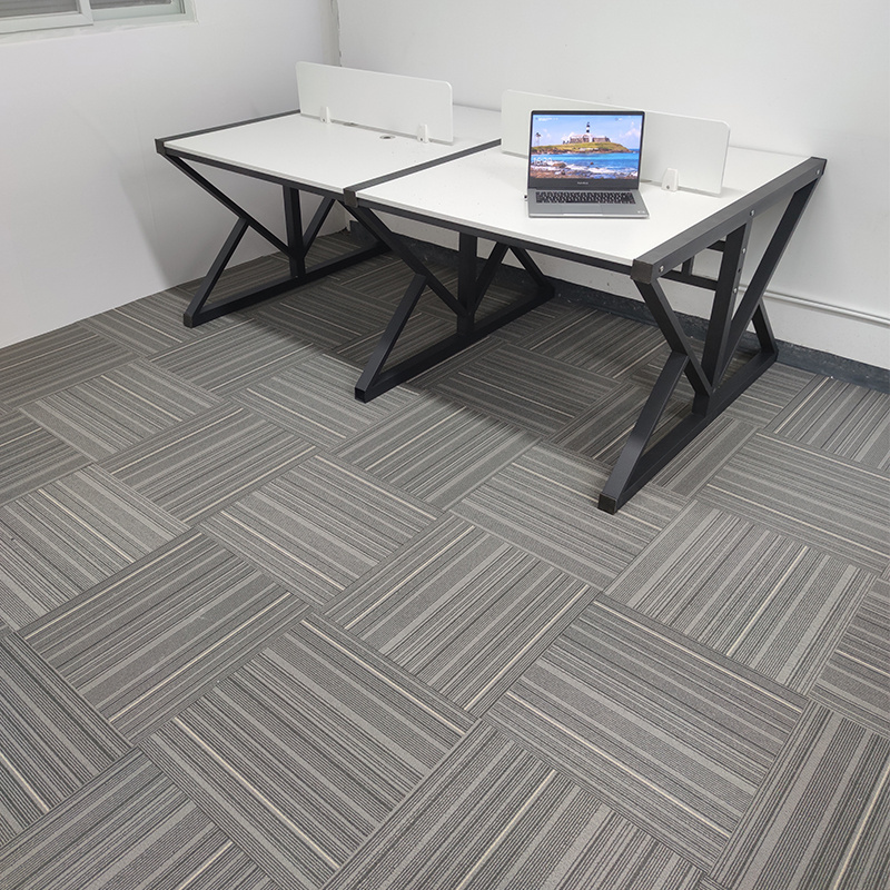 tile carpet for office with rubber back indoor carpet