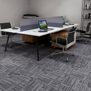 tile carpet for office with rubber back indoor carpet