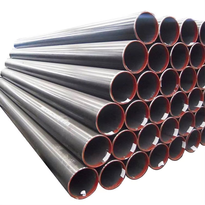 API 5L X42 X46 X50 ERW Welded Round Steel Pipe Carbon Ms Straight Seam Welding Steel Pipe Manufacturers