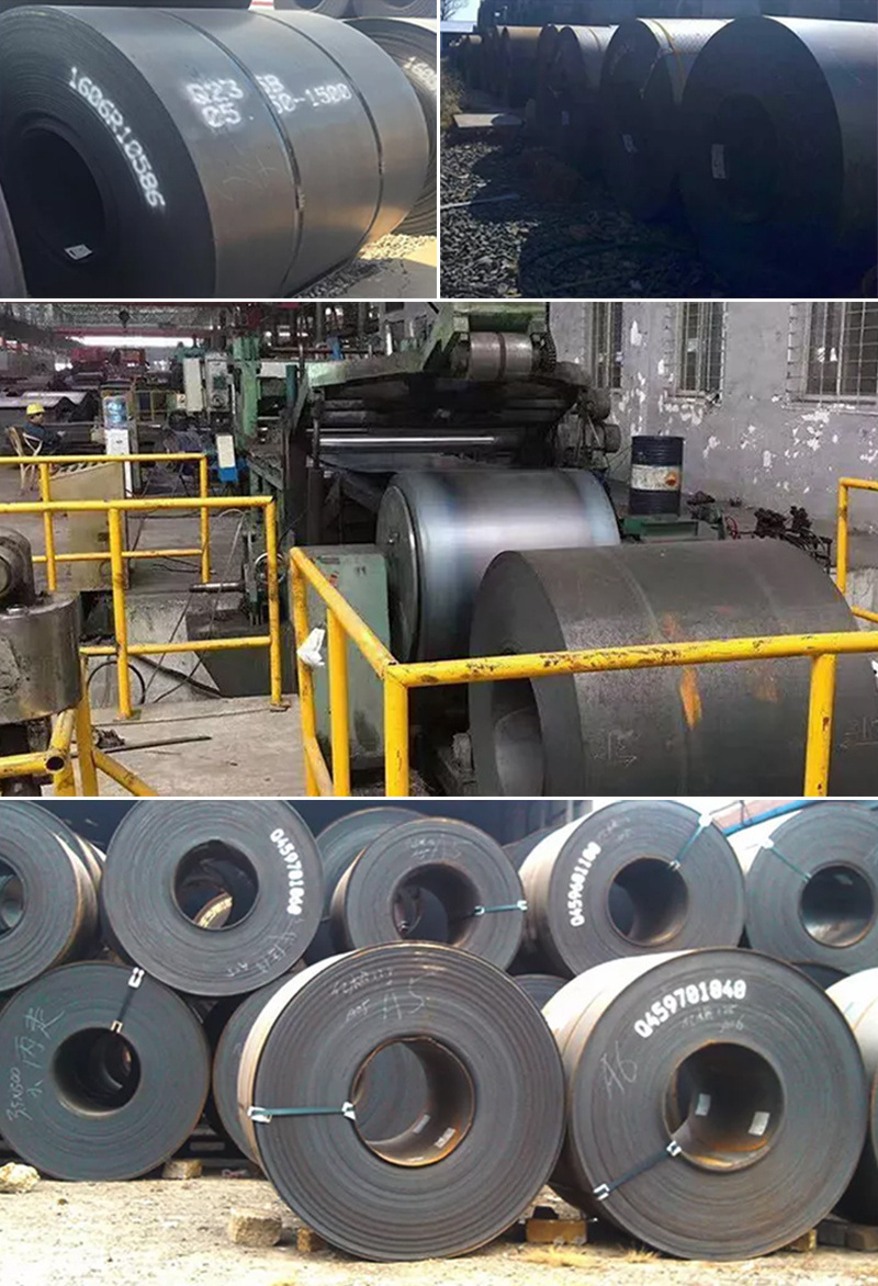 Ss400, Q235, Q345 SPHC Black Carbon Steel Hot Dipped Galvanized Steel Coil Carbon Steel Hot Rolled Steel Coil