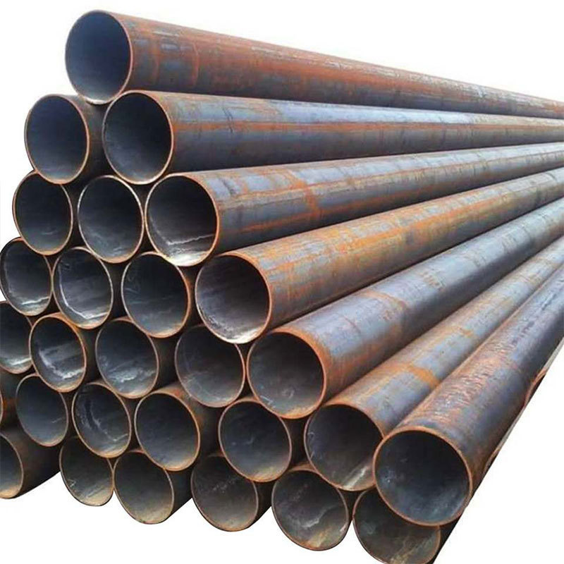 API 5L X42 X46 X50 ERW Welded Round Steel Pipe Carbon Ms Straight Seam Welding Steel Pipe Manufacturers