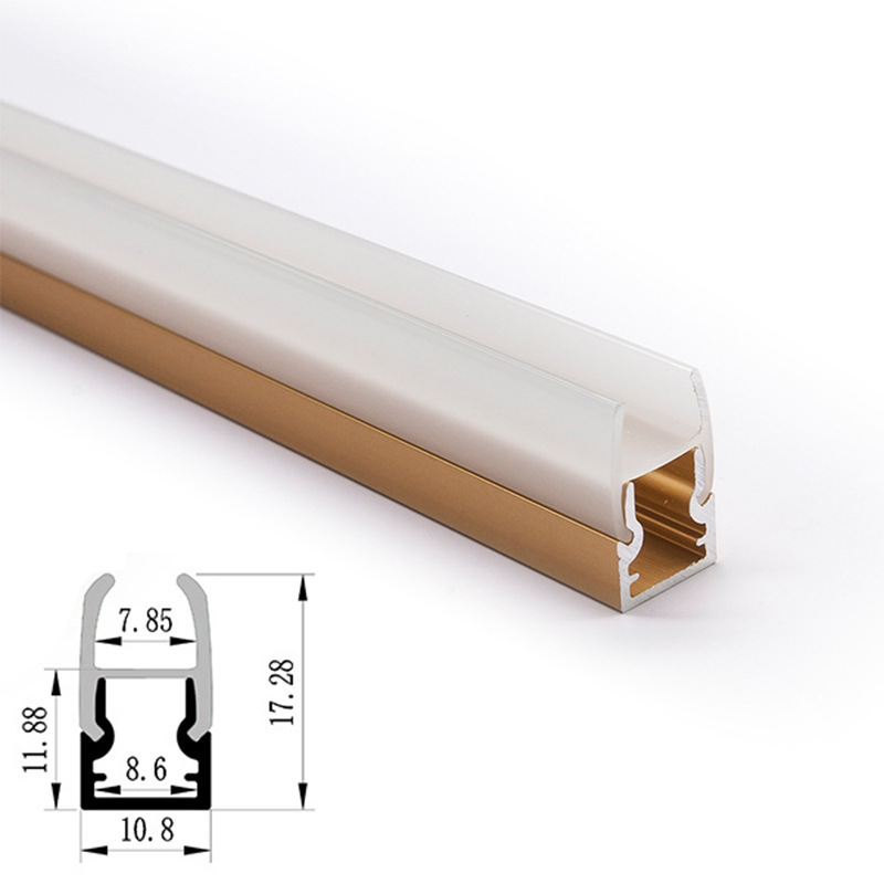 China Factory Customized Length alu profil for Led Strip Light Heat sink aluminum profile led strip light channel