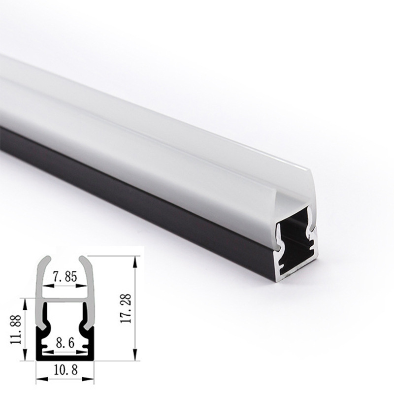 China Factory Customized Length alu profil for Led Strip Light Heat sink aluminum profile led strip light channel