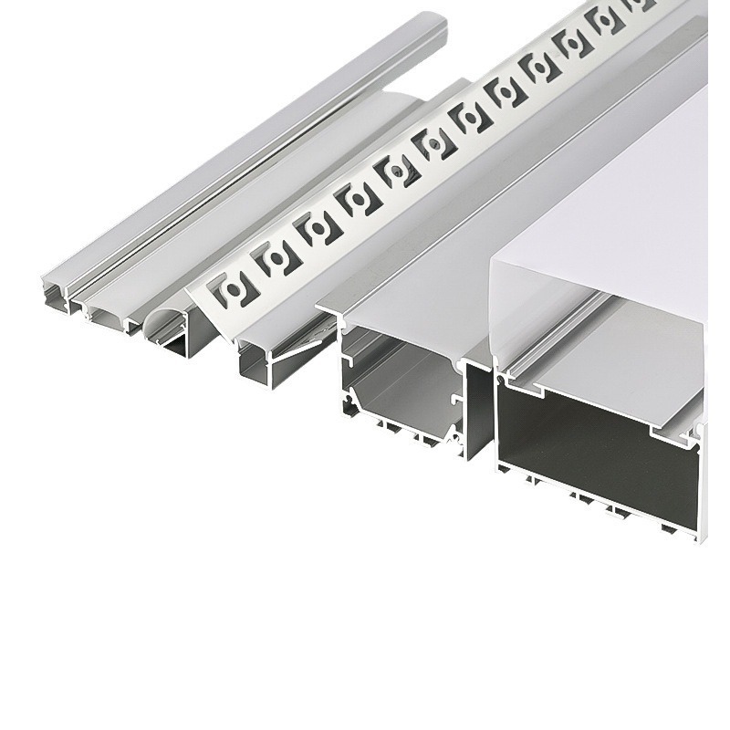 Recessed Architectural Drywall Gypsum Plaster Ceiling Wall Alu Profil Channel Housing Aluminium Led Profile