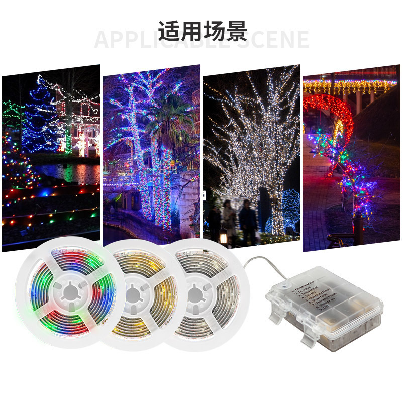 Two Dual Color 5m Roll 50 Meter Magic 24v 12volt Bright Flexible Tape 12v Smd 2835 Rgb Led Strip Lights for Room Home Bedroom