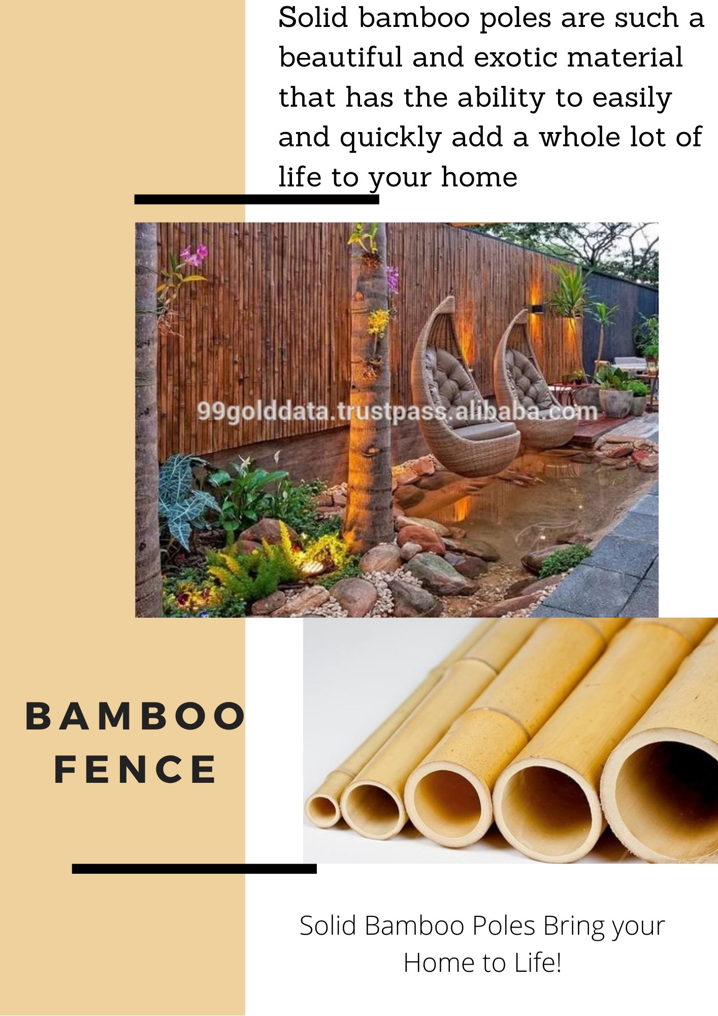 High Quality Bamboo Material Stakes Bamboo Poles Moso Treated Artificial Raw Bamboo Poles From Vietnam