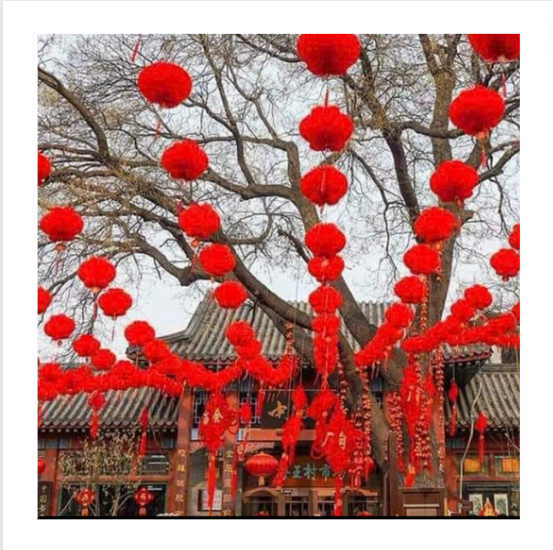 Weather-resistant Sky lanterns for Festival decoration - Chinese and Japanese Style Paper Lantern Hanging Outdoor Home Banquet