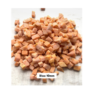 WHOLESALE Frozen Fried Sweet Potato Random cut - Frozen steamed Vietnamese sweet potato - vacuum sealed from Agricultural export