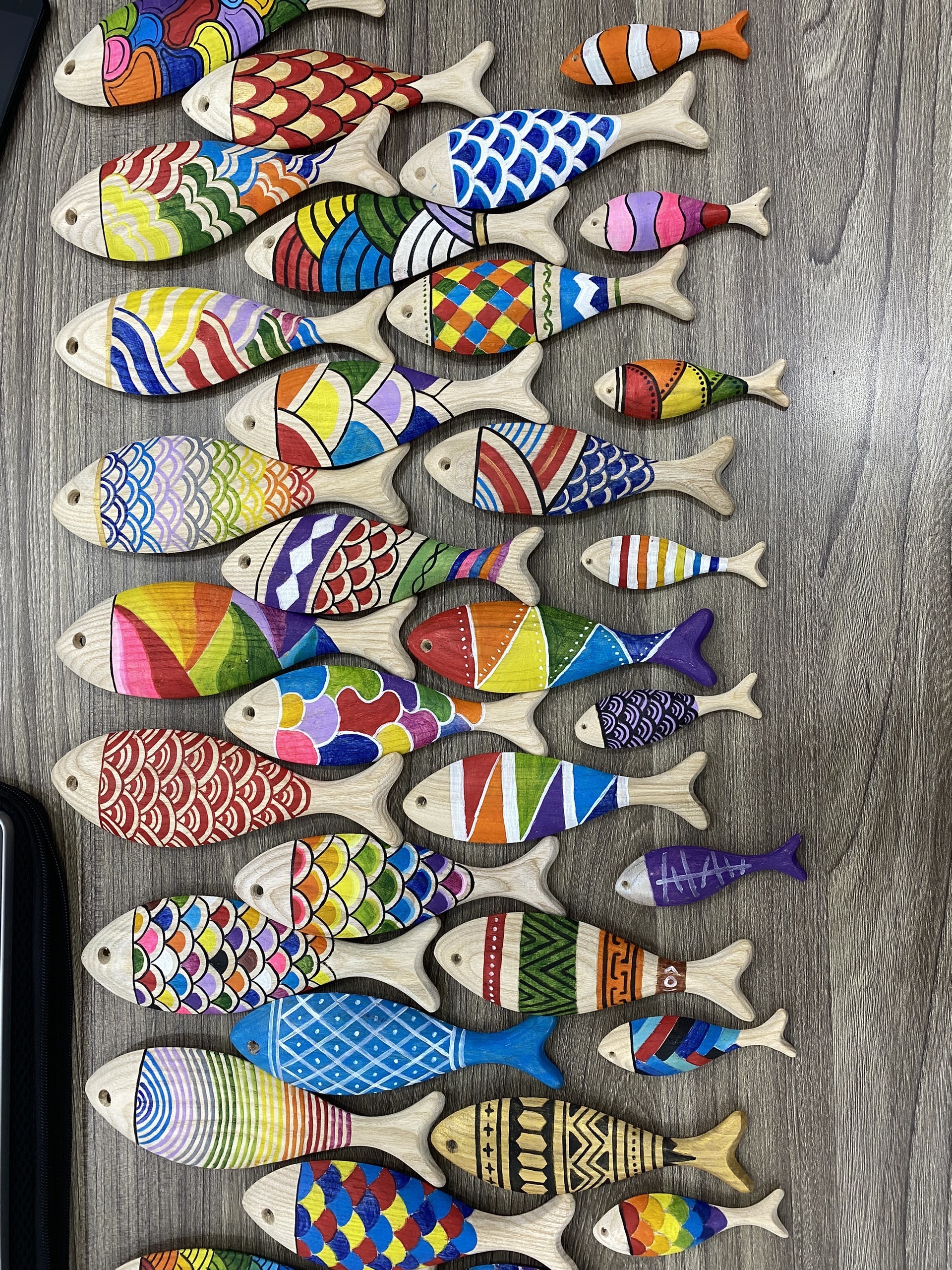 Whimsical Wooden Fish Decor: Delightful Home Accent