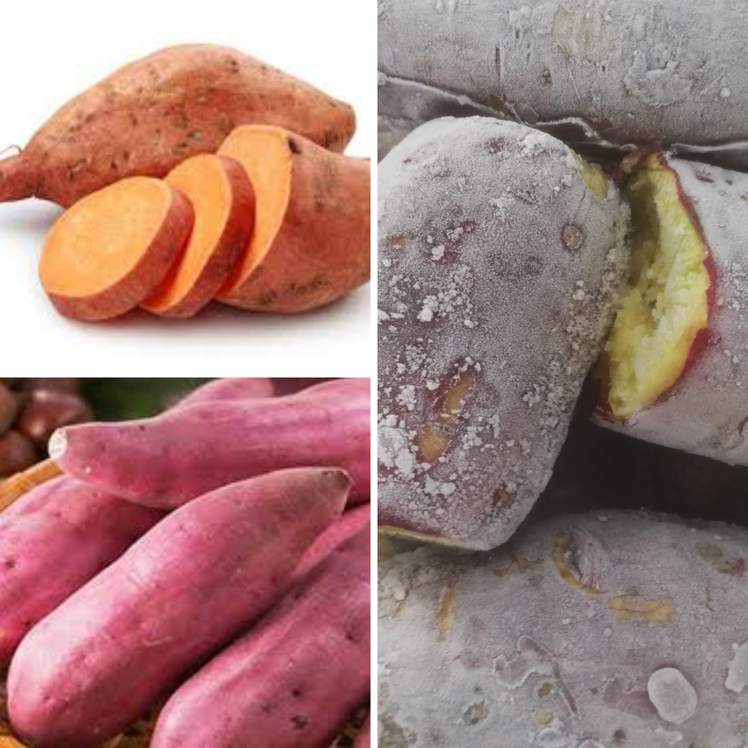 Natural taste Frozen sweet potato -  FROZEN SWEET POTATO / Purple Sweet Potato