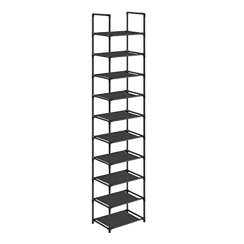 Wholesale Tall Shoe Racks Large Capacity Shoe Storage Stand with Metal Shelves