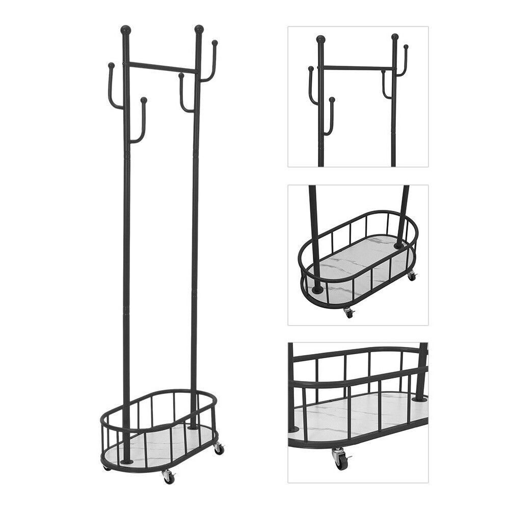 Hot Sell Clothes Hanger Laundry Metal Double Pole Clothes Hanger Coat Stand Dry Shoes Coat Rack