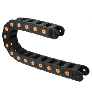 Customizable thickened wear-resistant and heat-resistant openable type flexible plastic drag chain