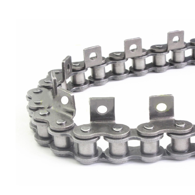 High Precision 10A  Industrial Roller  Chain With A1/L2 Attachments