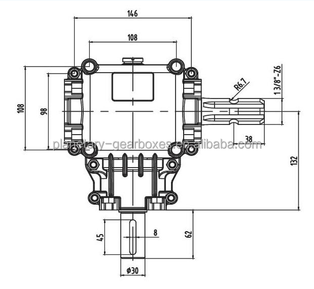 Made in Vietnam Driveshaft 540 Pto Gearbox Tractor Parts for wholesales