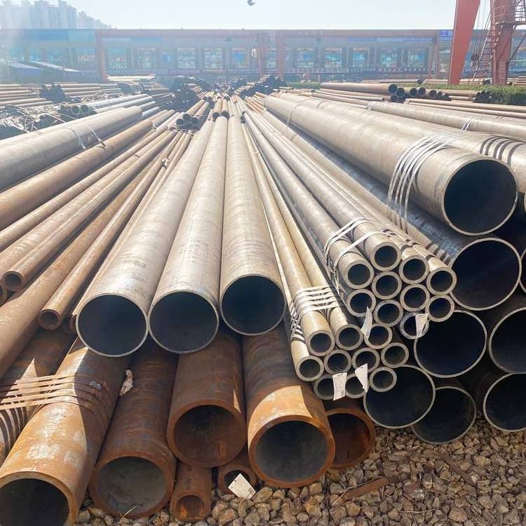 ASTM A53 API 5L Round Black Seamless Carbon Steel Pipe and Tube