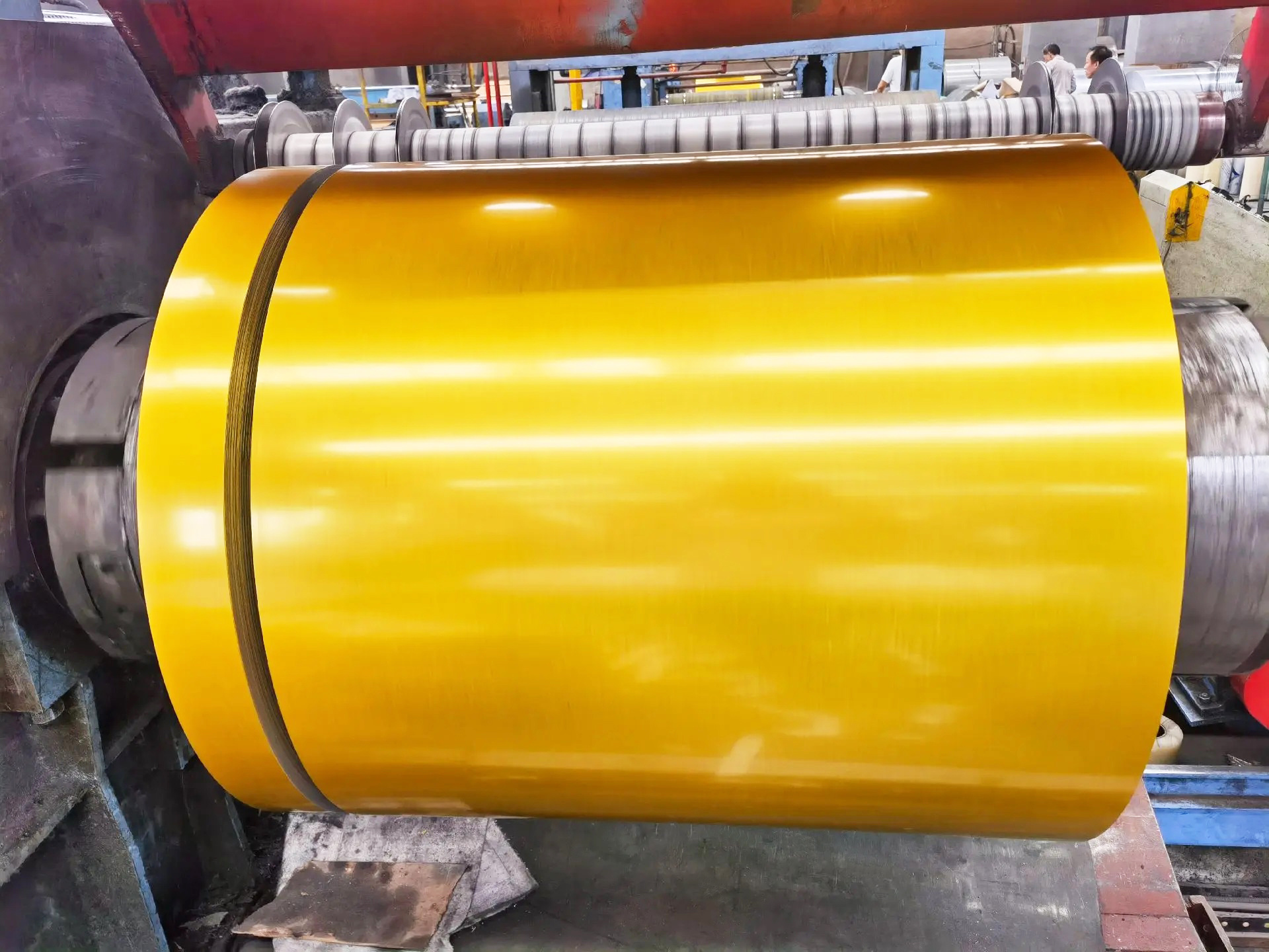 PPGI RAL1018 China Factory  Color Coated Galvanized Steel PPGI PPGL Prepainted Galvanized Steel Coil