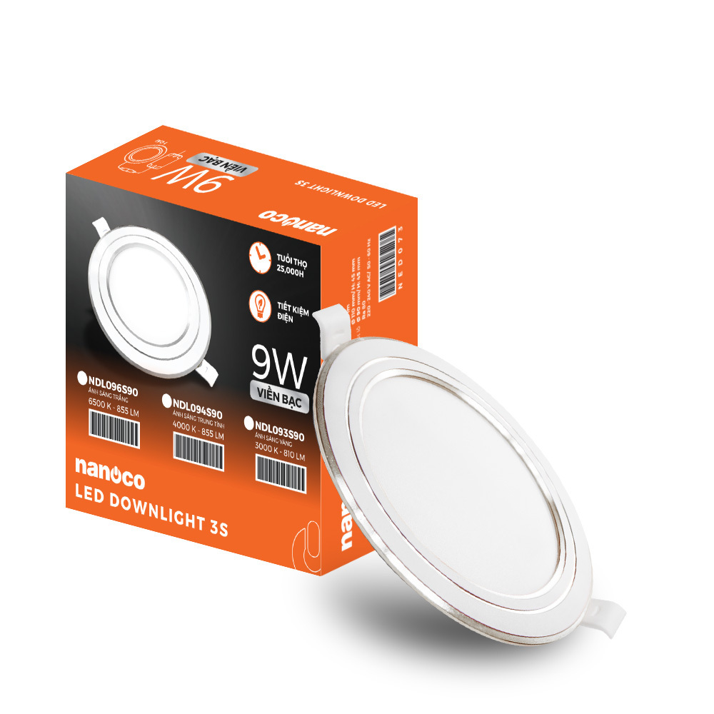 LED  Downlight - 3S Series - LED light source:  Chip LED Seoul Semiconductor Ready To Export From Vietnam