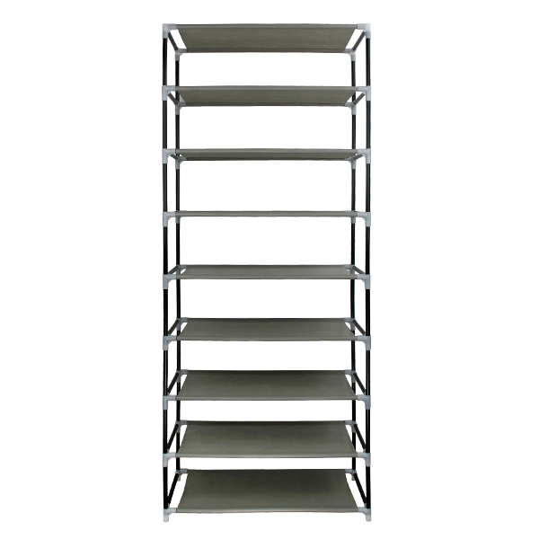 Waterproof Shoes Rack Portable Folding 8-Tier Stand Shoes Storage Organizer Cabinet Holder