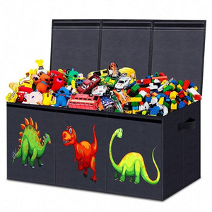 Popular Toy Chest Stackable Storage Organizer Boxes Toy Storage Cube Fabric Foldable Clothes Organizer