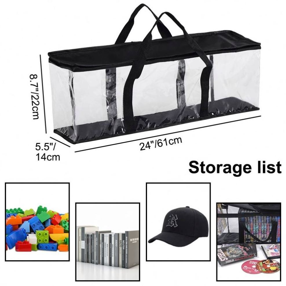 2022 New Design Storage Bags Foldable Fabric Organizer for Home Use Cds Books Magazines Media Supplies