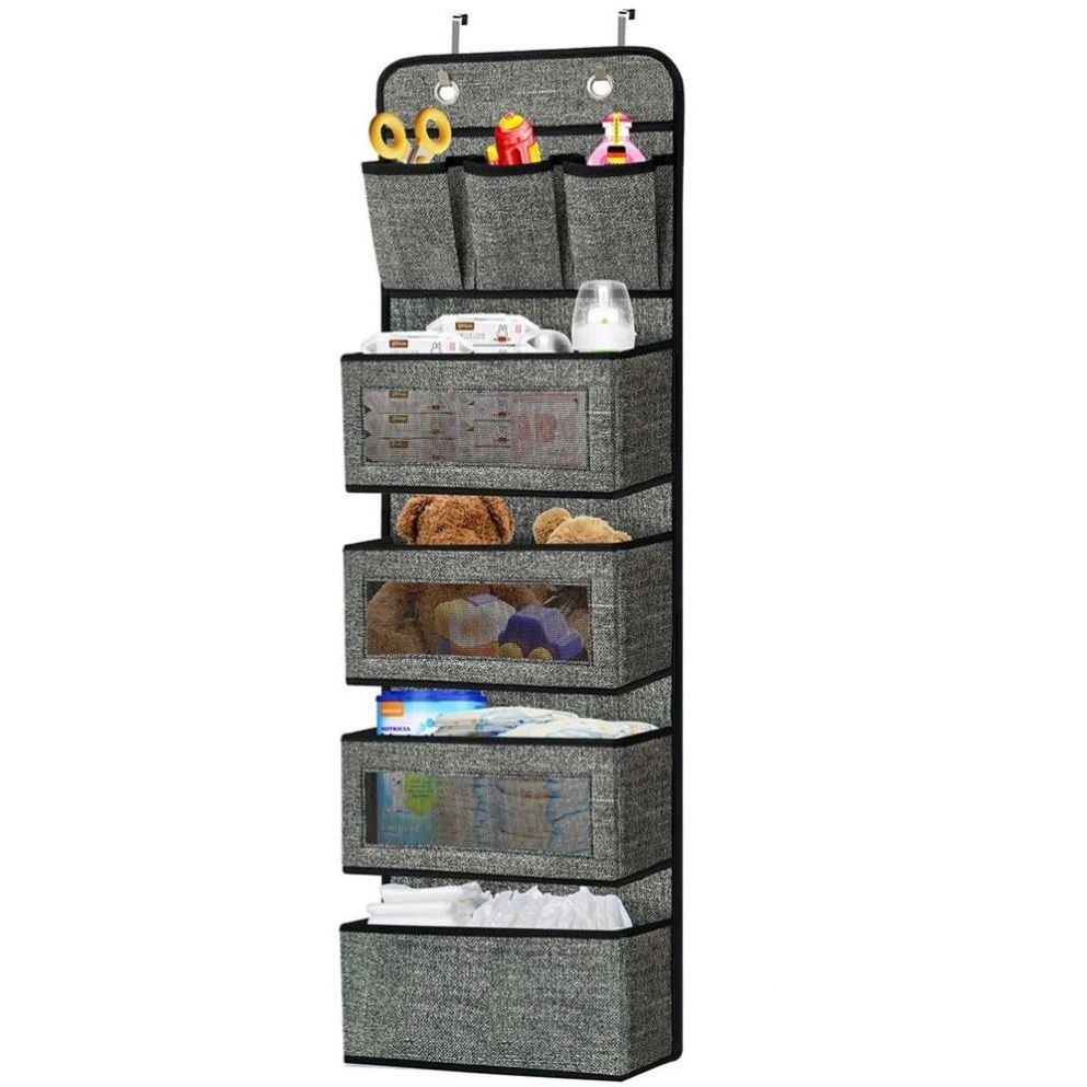 cabinet over the door for babies hanging organizer storage with 4 large pockets and 3 mini pockets