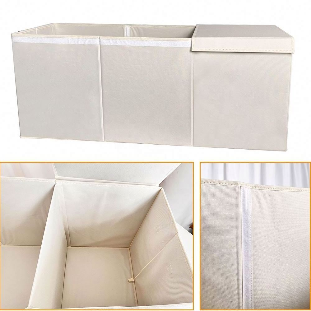 Popular Toy Chest Stackable Storage Organizer Boxes Toy Storage Cube Fabric Foldable Clothes Organizer