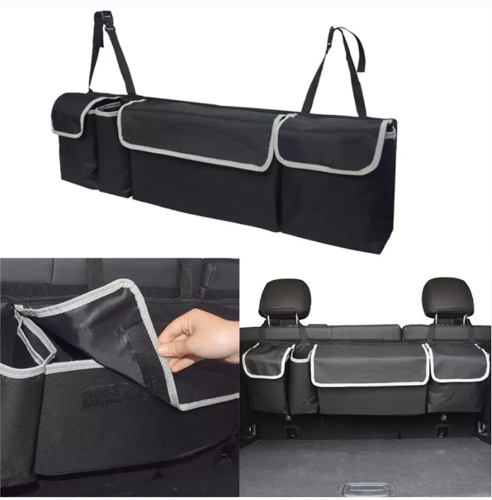 Multifunctional car seat organizer  trunk interior storage  back seat pocket car organize box