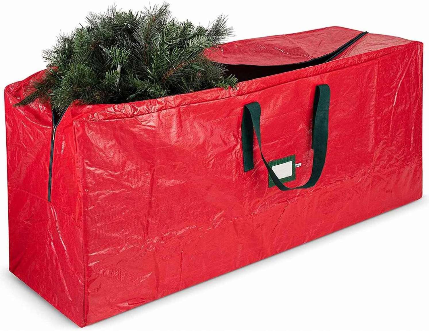 Durable Waterproof Zippered  Christmas Tree Storage Bag, Christmas Storage Containers