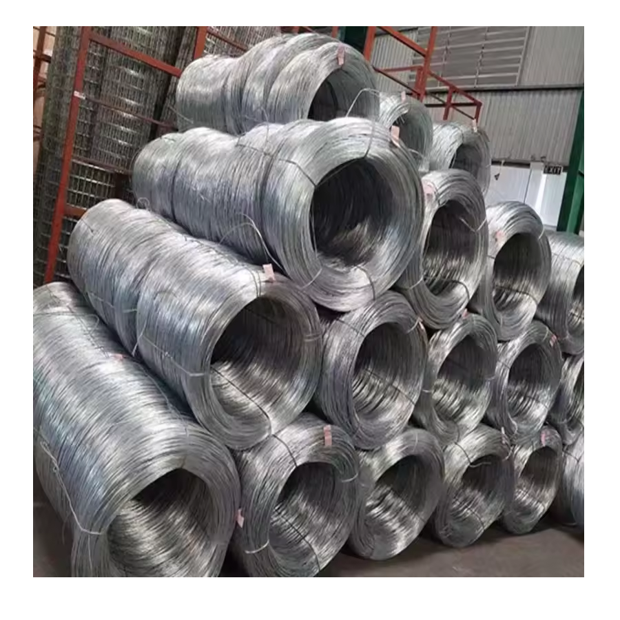 Best Quality Competitive Price  Hot Dipped Galvanized 9 gauge galvanized steel Cutting OEM wire roll Galvanized Steel Wires