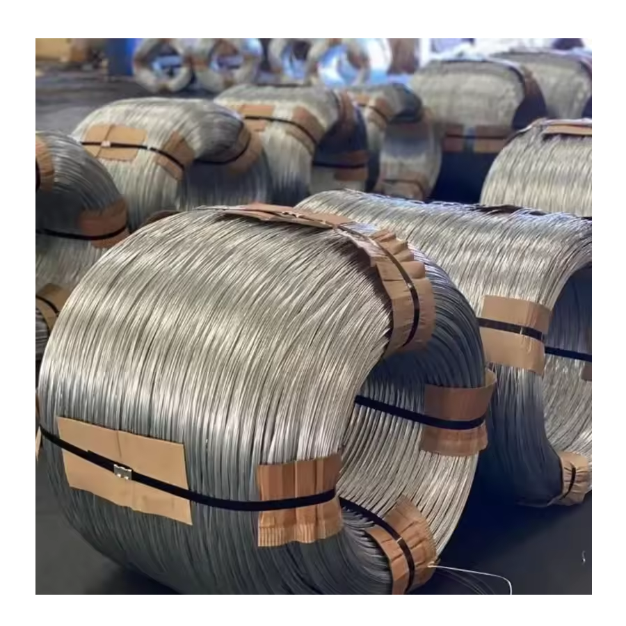 Best Quality Competitive Price  Hot Dipped Galvanized 9 gauge galvanized steel Cutting OEM wire roll Galvanized Steel Wires