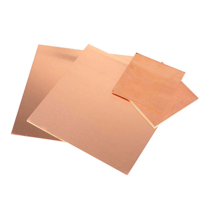 Factory price flat copper sheets brass sheet customized high pure copper