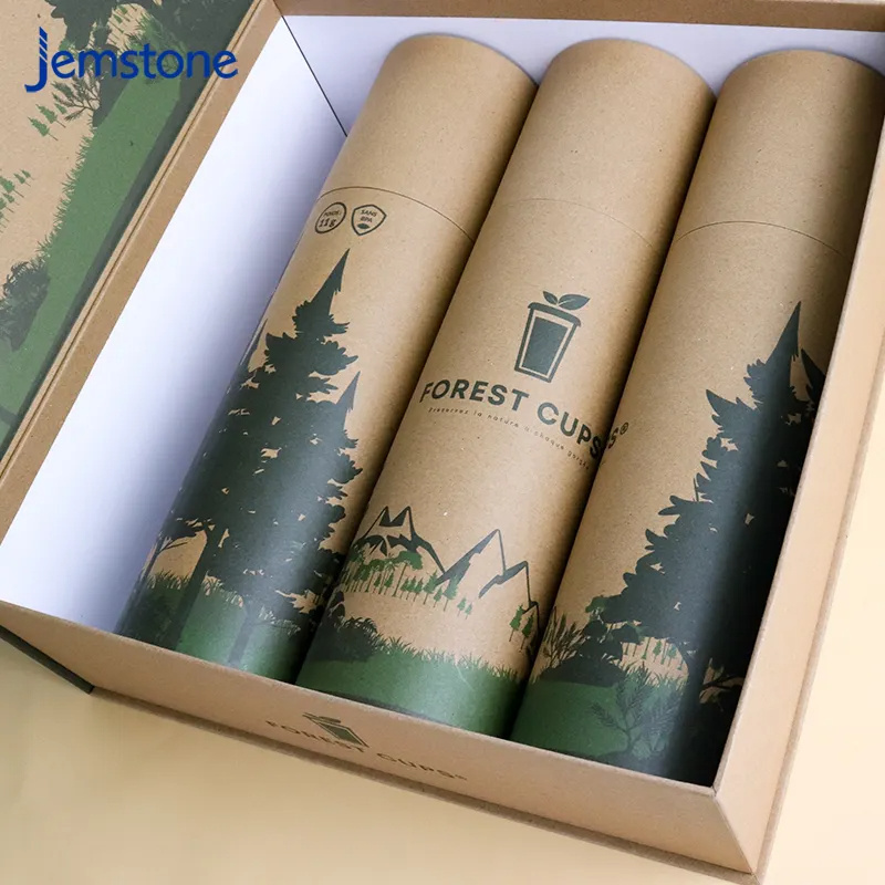 Custom Corrugated Kraft paper gift box Cardboard Paper Packaging Tea gift boxes food Mailer Shipping Gift Box With Logo