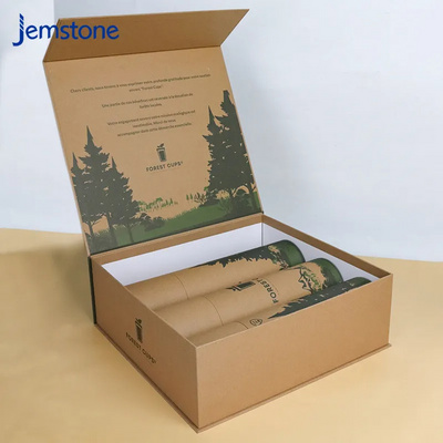 Custom Corrugated Kraft paper gift box Cardboard Paper Packaging Tea gift boxes food Mailer Shipping Gift Box With Logo