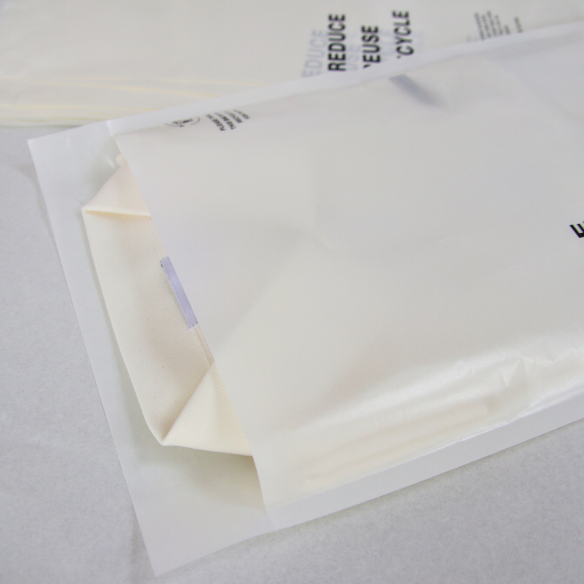 Custom Printed Biodegradable Self Adhesive Sealable Transparent Wax Glassine Paper Bags