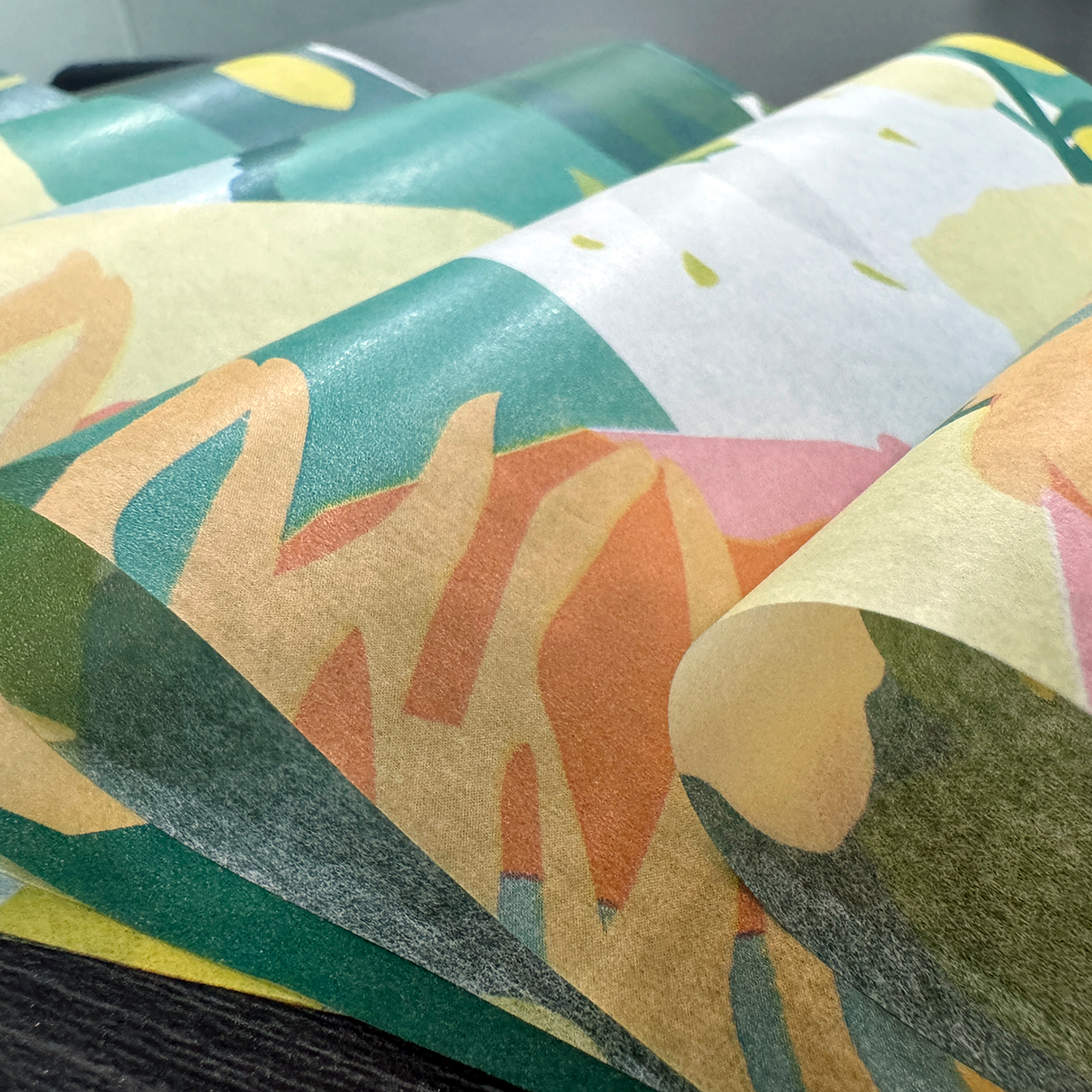 17g wrapping paper printing custom hardware clothing packaging moisture-proof paper translucent flower wax paper