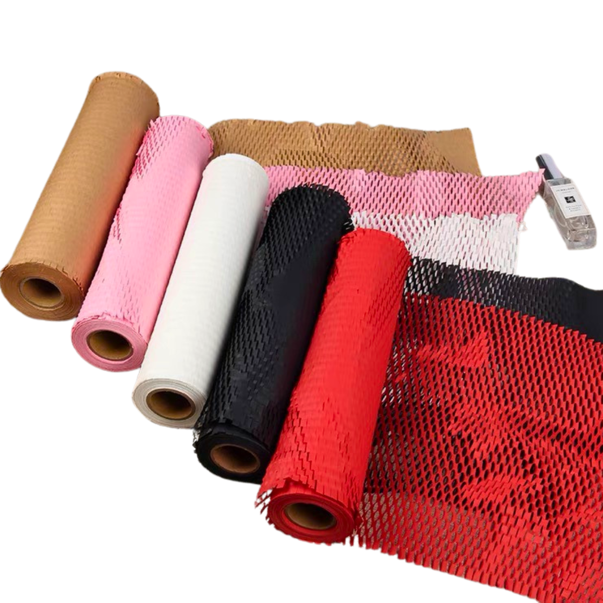 Biodegradable Gift-Wrapping Paper Roll Recycled Honeycomb Kraft Packing Paper Rolls