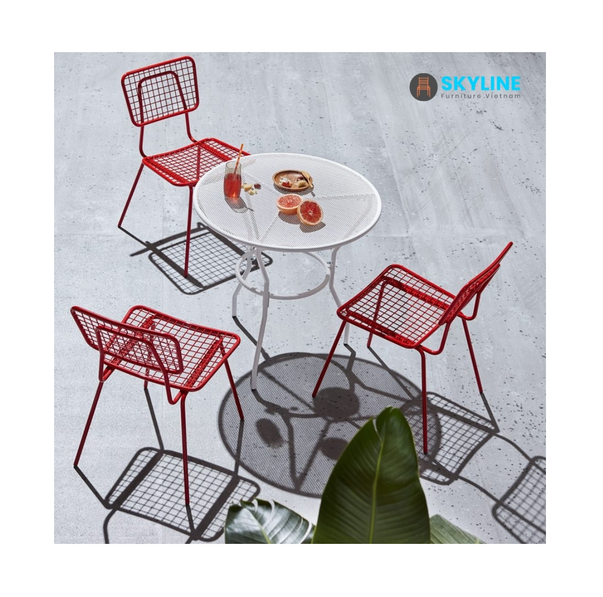 Skyline Grand Rapids Chair Outdoor Armless Chair Garden Chairs Hotel Restaurant Luxury Modern Rattan