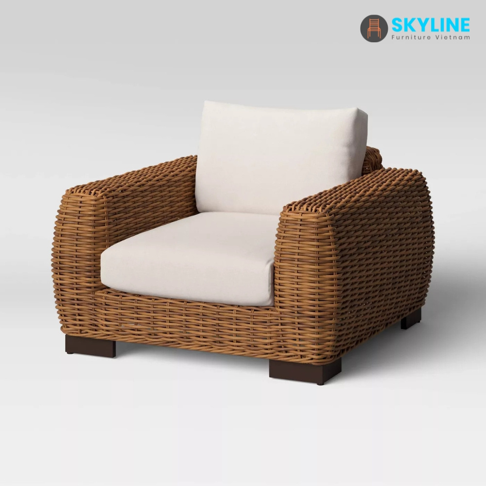 Modern style outdoor furniture set garden handwoven Rattan/wicker for Balcony Apartment Hotel Patio Use