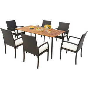 Skyline Outdoor Restaurant Furniture Dining Modern Patio Furniture Garden Dining Table for kitchen